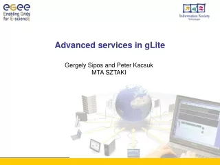 Advanced services in gLite