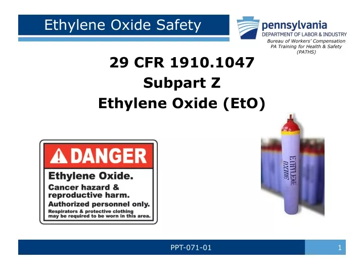 ethylene oxide safety