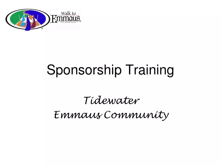 sponsorship training