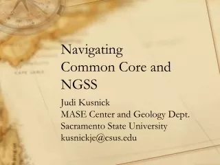 navigating common core and ngss