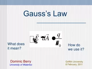 Gauss’s Law