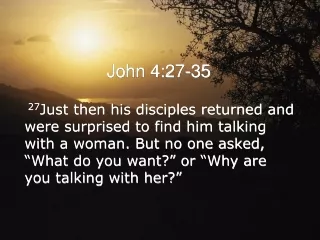 John 4:27-35