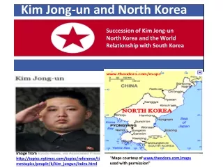 Kim Jong-un and North Korea