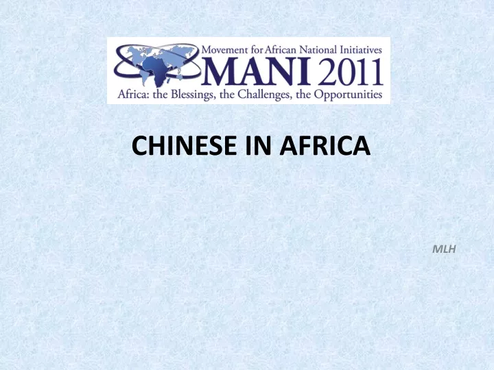 chinese in africa