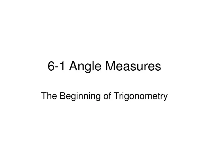 6 1 angle measures
