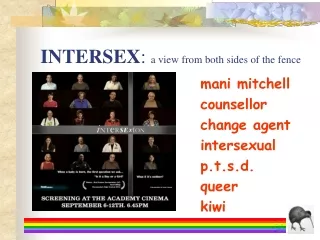 INTERSEX :  a view from both sides of the fence