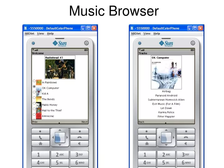 music browser