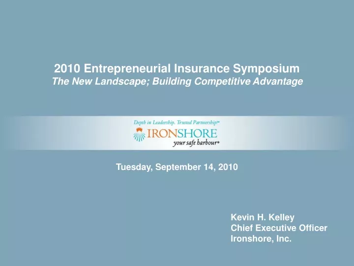 2010 entrepreneurial insurance symposium