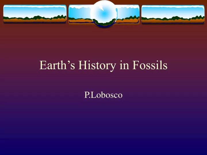 earth s history in fossils