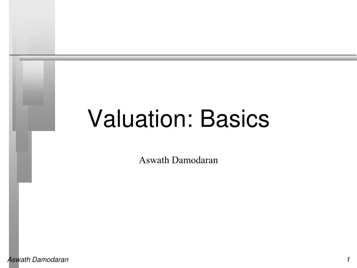 valuation basics