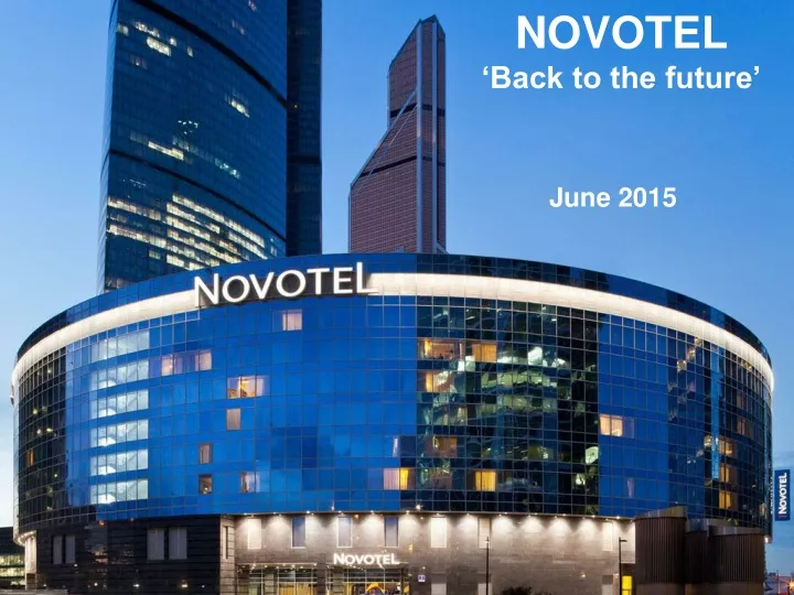 novotel back to the future