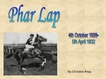 Phar Lap - slide 1