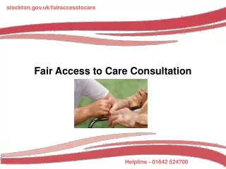 Fair Access to Care Consultation