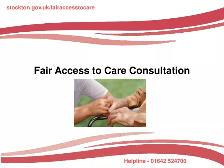 fair access to care consultation