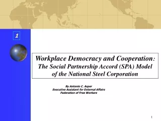 Workplace Democracy and Cooperation :  The Social Partnership Accord (SPA) Model