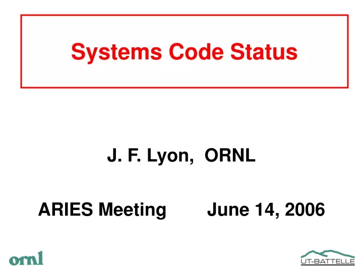 systems code status