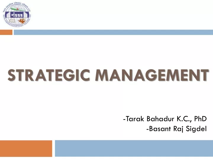 strategic management