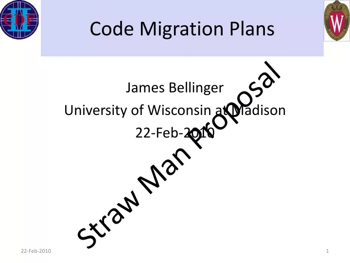 code migration plans