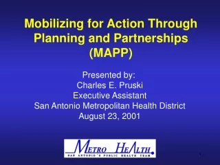 Mobilizing for Action Through Planning and Partnerships (MAPP)