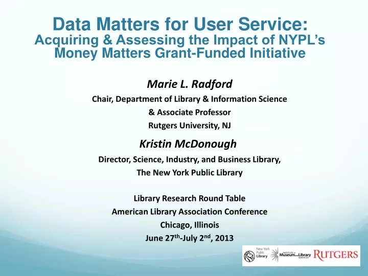 data matters for user service acquiring assessing