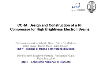 CORA: Design and Construction of a RF  Compressor for High Brightness Electron Beams
