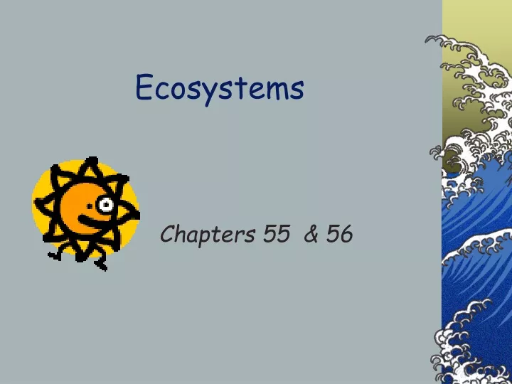 ecosystems