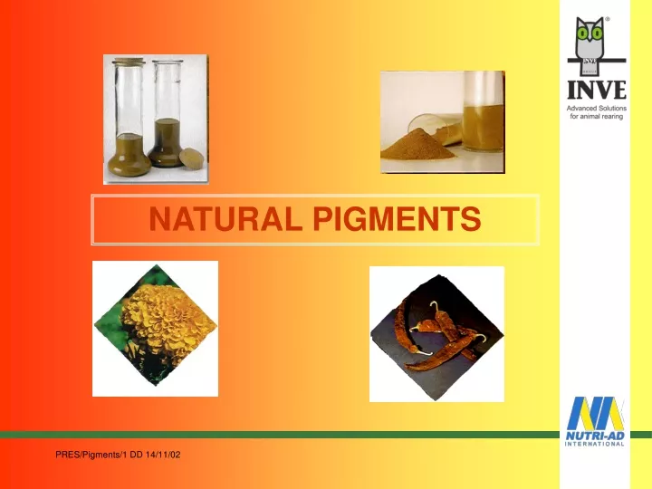 natural pigments