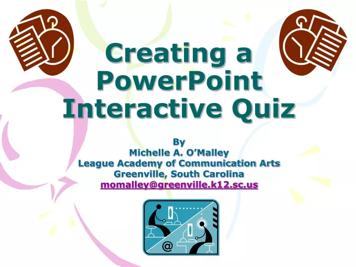 creating a powerpoint interactive quiz