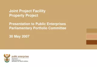 Joint Project Facility Property Project