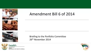 Amendment Bill 6 of 2014