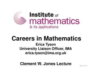 What do mathematicians do? mathscareers.uk