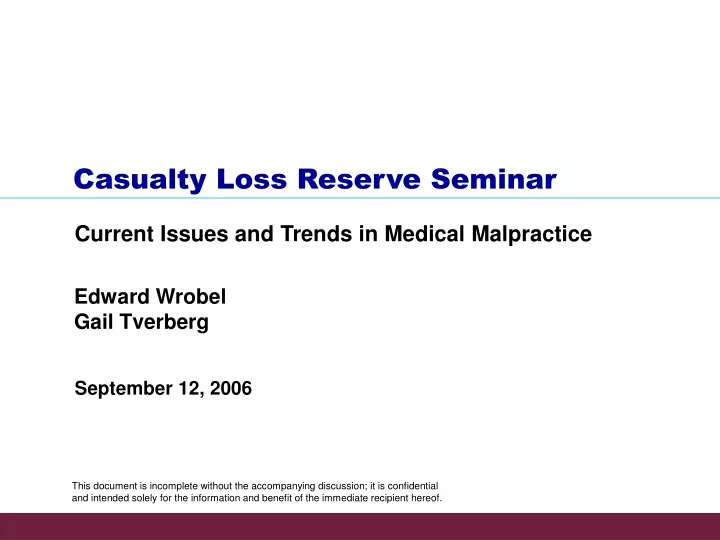 current issues and trends in medical malpractice