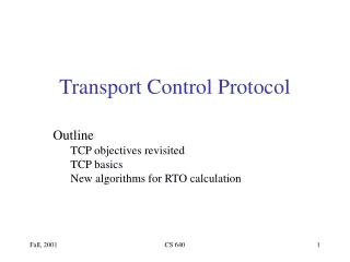 Transport Control Protocol