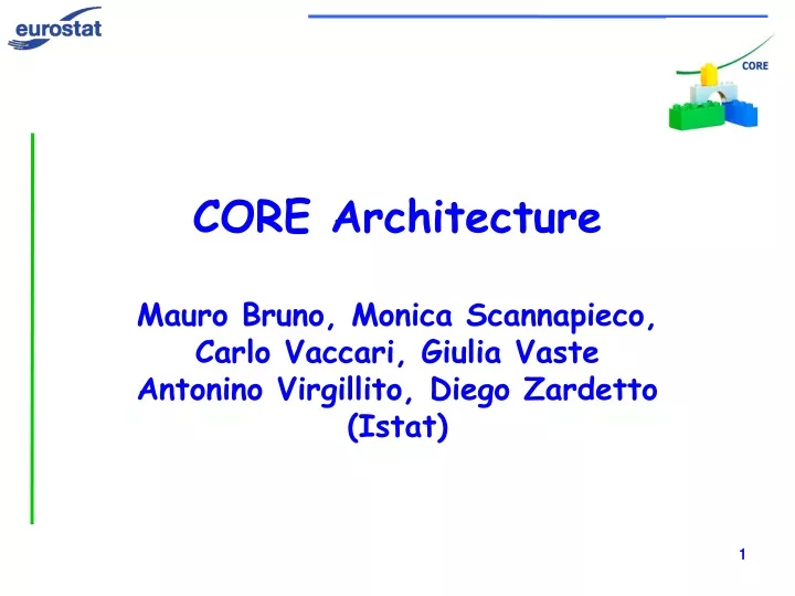 core architecture mauro bruno monica scannapieco