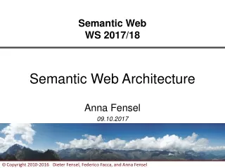 Semantic Web WS 2017/18