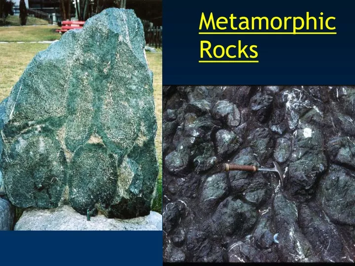 metamorphic rocks