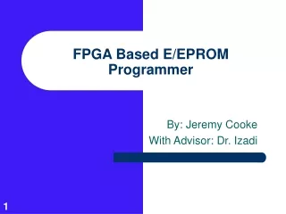 FPGA Based E/EPROM Programmer