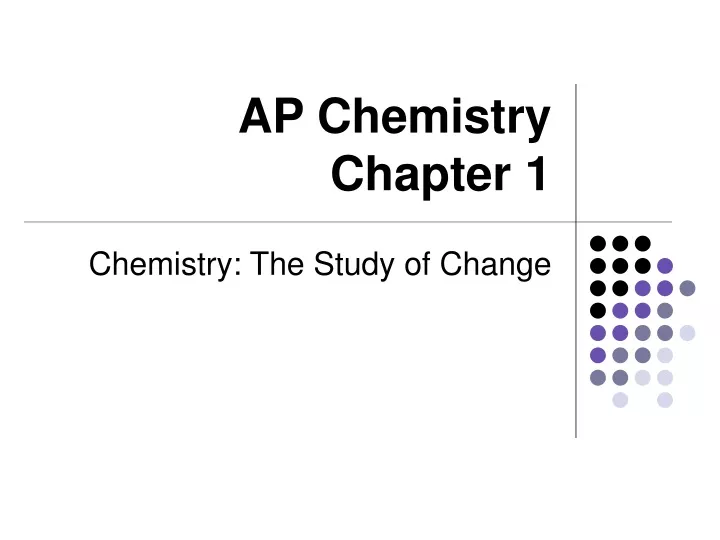 ap chemistry chapter 1