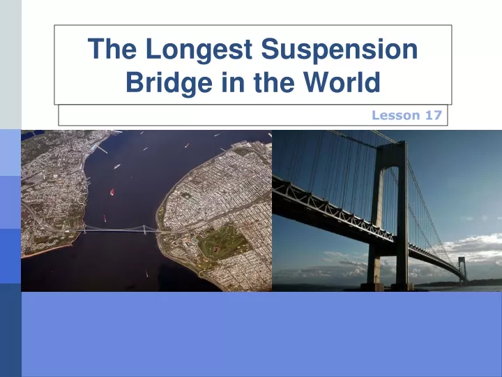 the longest suspension bridge in the world