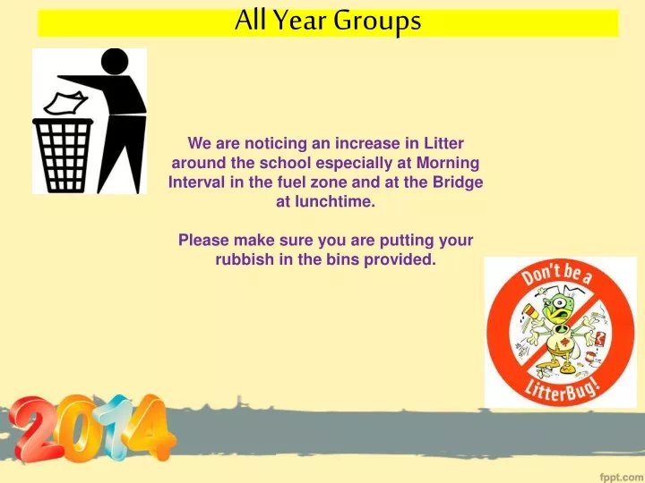 all year groups