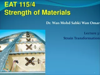EAT 115/4  Strength of Materials