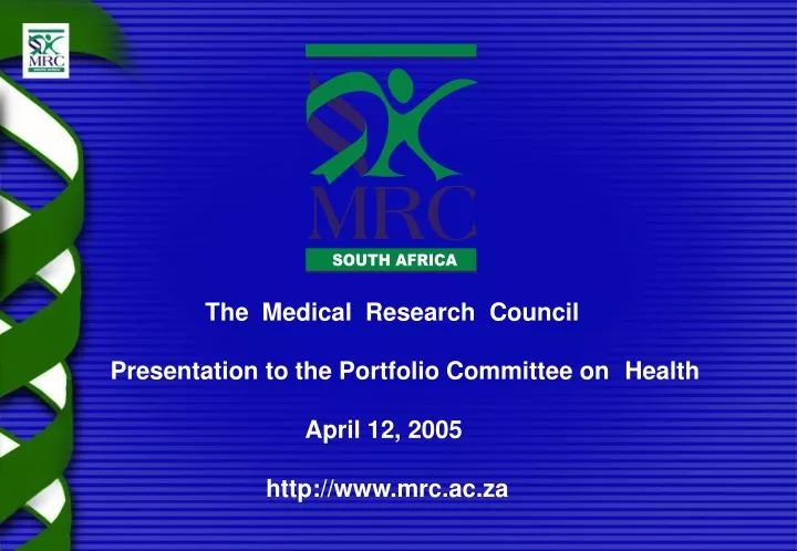 the medical research council presentation