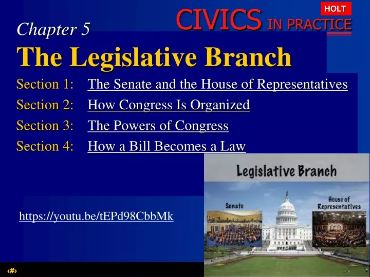 chapter 5 the legislative branch