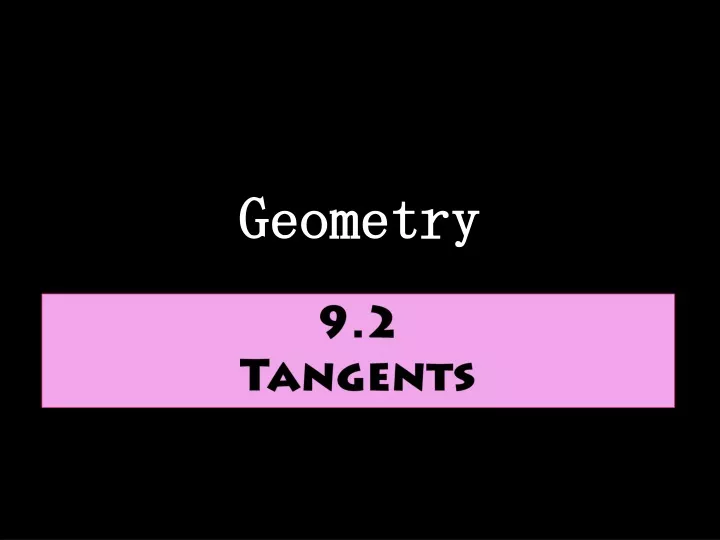 geometry