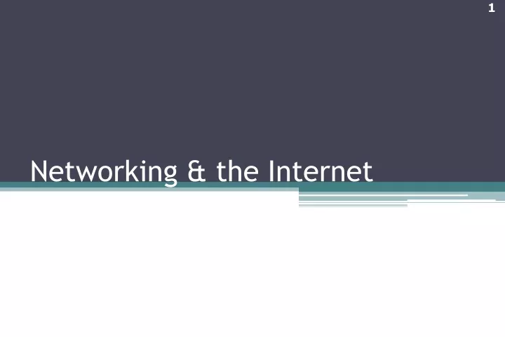 networking the internet