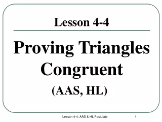 Lesson 4-4