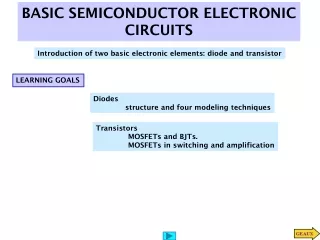 BASIC SEMICONDUCTOR ELECTRONIC CIRCUITS