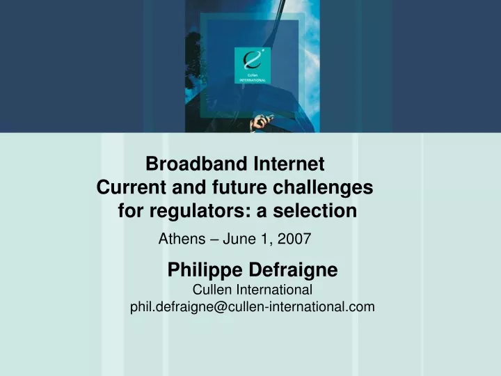 broadband internet current and future challenges