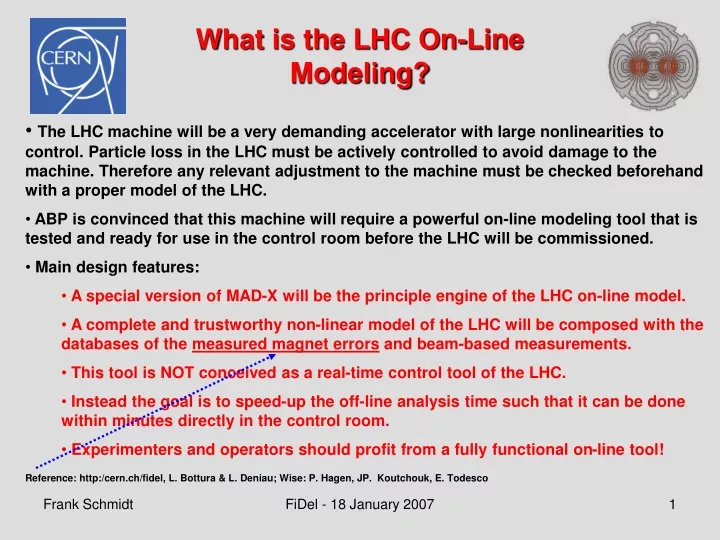 what is the lhc on line modeling