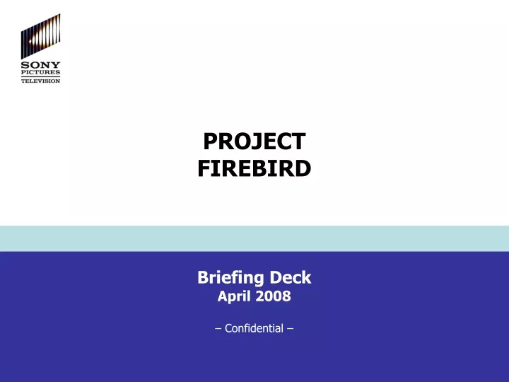 project firebird